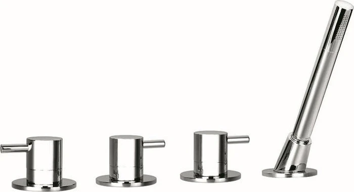 Ottofond 4-Loch Wannenrandarmatur U10000 chrom