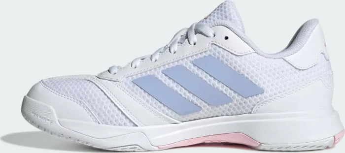 adidas Ligra 8 Indoor Handball cloud white/violet tone/clear pink (Damen)