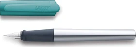 Lamy nexx Aluminium silber/smaragdgrün, rechte Hand, Anfänger