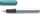 Lamy nexx Aluminium silber/smaragdgrün, rechte Hand, Anfänger (1229415)