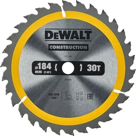 DeWalt DT1940 Kreissägeblatt 30Z, 184x1.7x16mm, 1 Stück