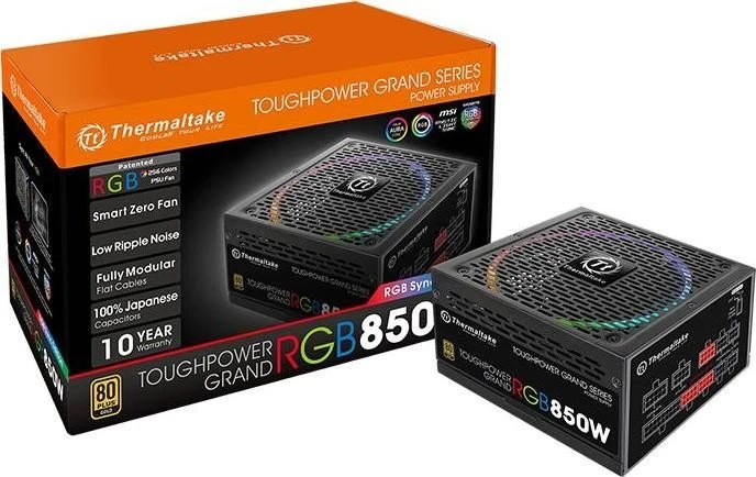 Thermaltake ToughPower Grand RGB Gold Sync Edition 850W, ATX 2.4