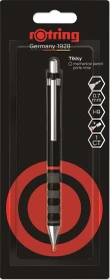 rOtring Tikky Druckbleistift HB 0.7mm graphit, schwarz, Blister, Radierer