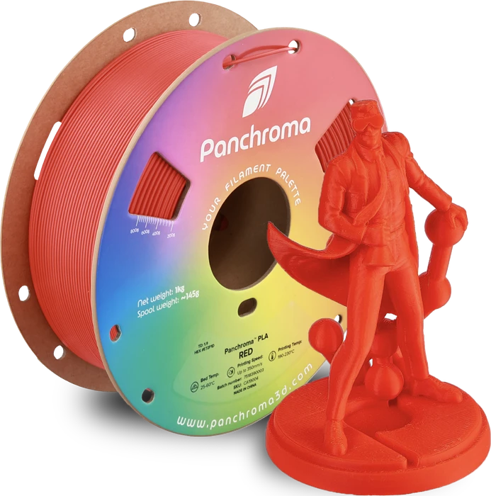 Polymaker Panchroma PLA, rot, Spule, 1.75mm, 1.00kg