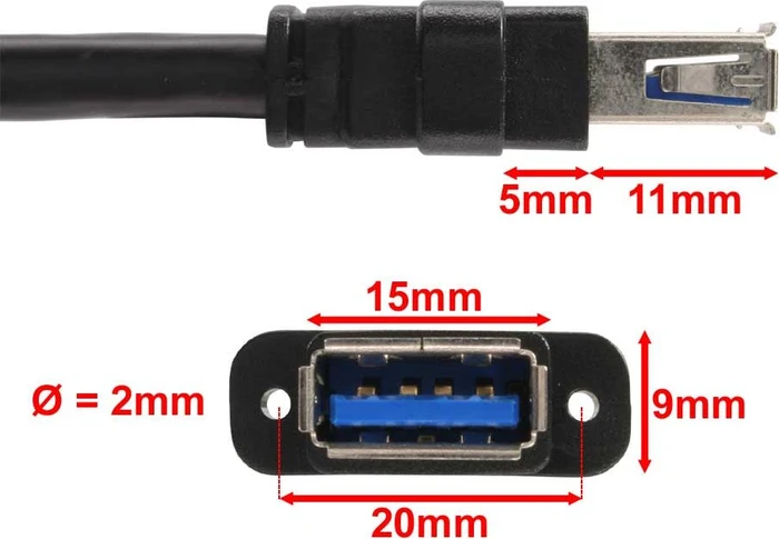 InLine Schnittstellenkarte, 2x USB 3.0 Pin Header, MiniPCIe