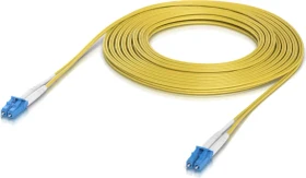 Ubiquiti UniFi LWL Duplex Kabel, OS2, 2x LC-UPC Stecker/2x LC-UPC Stecker, 10m, gelb