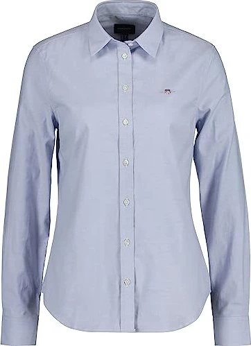 Gant Slim Fit Stretch Oxford Hemd langarm light blue (Damen)