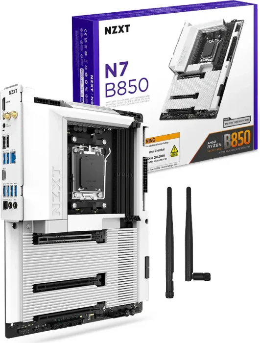 NZXT N7 B850 White (AMD AM5)