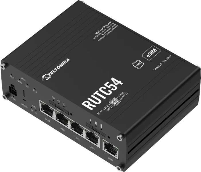 Teltonika RUTC54, Router, eSIM, 5G