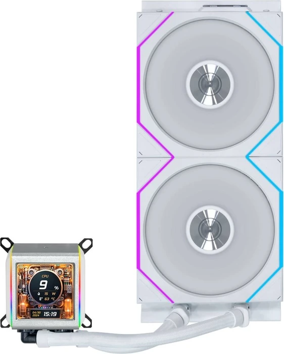 Lian Li Galahad II LCD TL Wireless 280, weiß