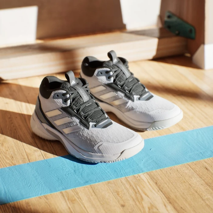 adidas Crazyflight 5 Mid cloud white/silver metallic/core black (Damen)