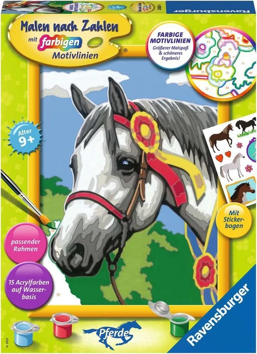 Ravensburger Malen nach Zahlen Stolzes Turnierpferd