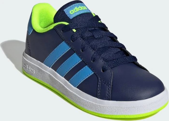 adidas Grand Court Lifestyle Tennis Lace-Up dark blue/blue burst/lucid lemon (Junior)
