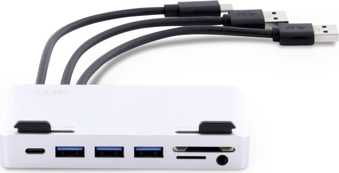 LMP USB-C Attach Dock Pro, Space Gray, 1x USB-C 3.0 [Stecker], 2x USB-A 3.0 [Stecker]