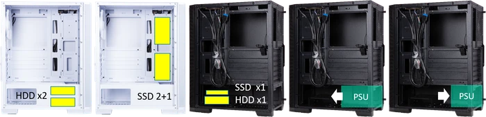 BitFenix Nova Mesh SE, weiß