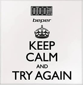 Beper 40.821 Keep Calm digitale Personenwaage