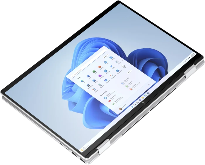 HP Envy x360 2-in-1 16-ac0473ng, Glacier Silver, Core Ultra 7 155U, 16GB RAM, 512GB SSD, DE