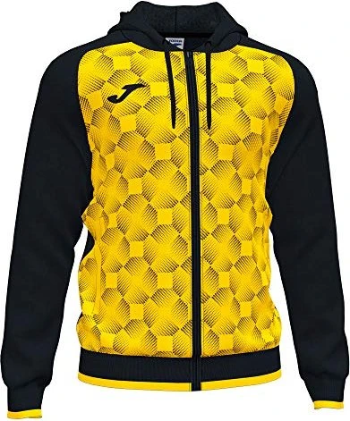 Joma Supernova III mit Kapuze Trainingsjacke schwarz/gelb (Herren)