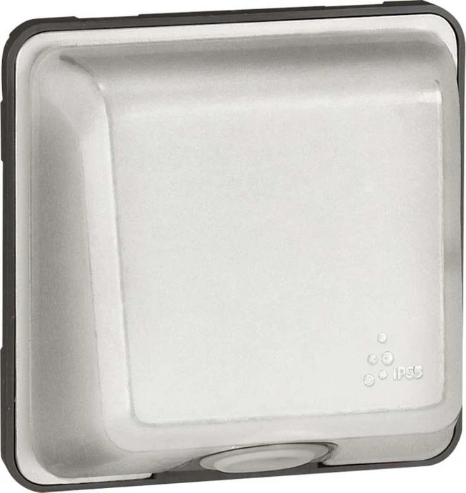 Legrand Soliroc Kabelauslass mit Zugentlastung max. 3x2.5mm², grau