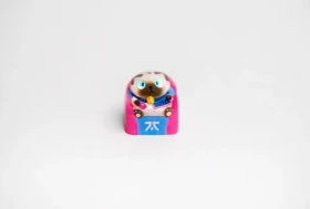 Fnatic Artisan Keycap Loeya, Kunstharz (Resin), blau/rosa, 1 Taste