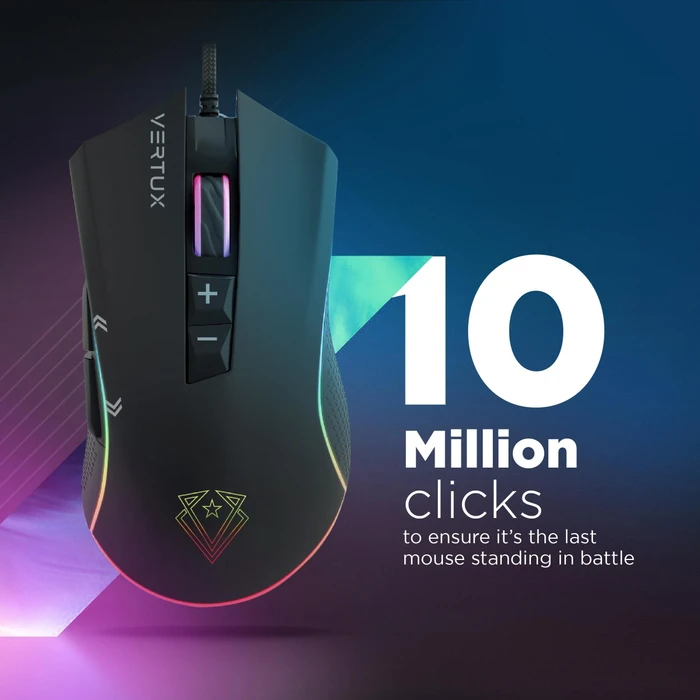 Vertux Rodon Gaming Mouse, schwarz, USB