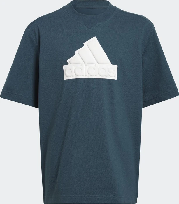 adidas Future Icons Logo Piqué T-Shirt kurzarm arctic night/white (Junior)