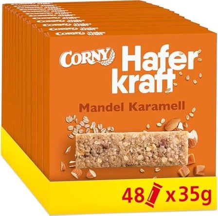 Corny Haferkraft Müsliriegel Mandel/Karamell 35g