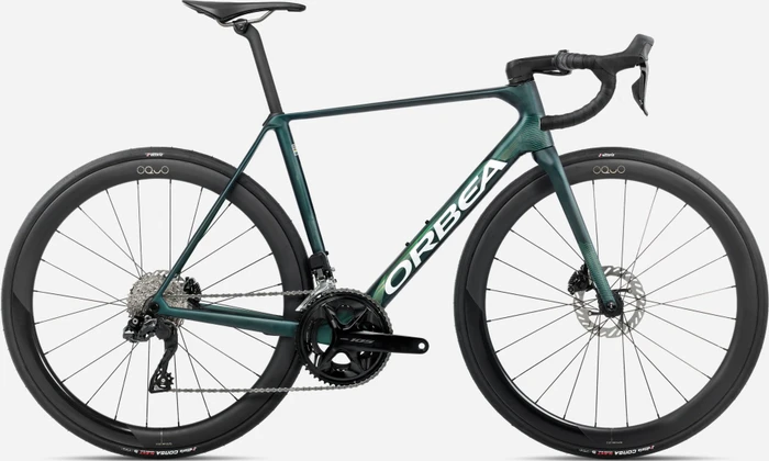 Orbea Orca Aero M30iLTD PWR escape green/carbon view matt Modell 2026