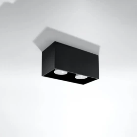 Sollux Quad Maxi Spot 2-flammig schwarz