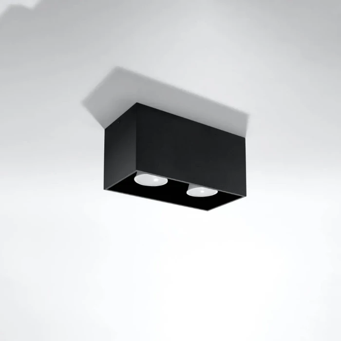 Sollux Quad Maxi Spot 2-flammig schwarz