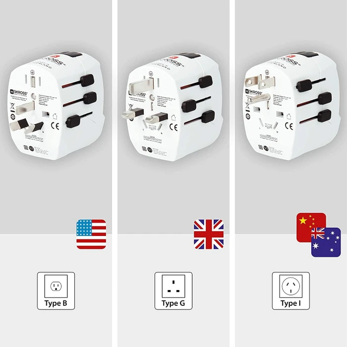 Skross World Travel Adapter Pro Light USB (2xA), 2x USB-A
