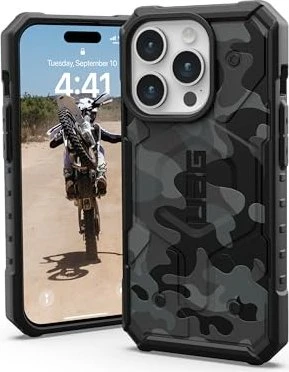 UAG Pathfinder SE Case with MagSafe für Apple iPhone 15 Pro Black Midnight Camo