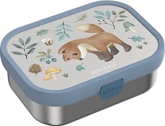 Mepal Campus Edelstahl Bento Brotdose mit Gabel