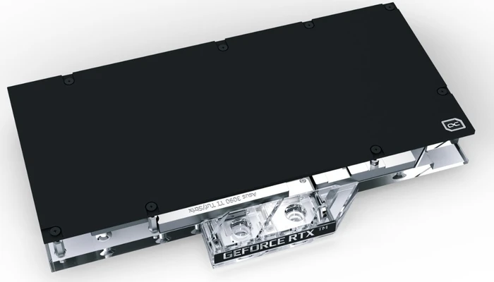 Alphacool Eisblock Aurora Acryl GPX-N RTX 3090 TI Strix/TUF mit Backplate