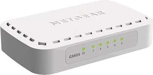 Netgear GS600 Desktop Gigabit Switch, 5x RJ-45