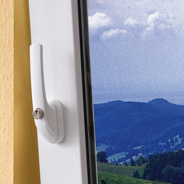 ABUS FG300 W AL0125 weiß, Fenstergriff abschließbar, 4er-Pack