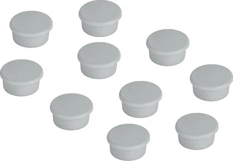 Franken Magnet, 13x7x13mm, grau, 10 Stück