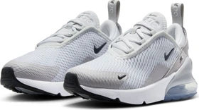 Nike Air Max 270 pure platinum/light smoke grey/metallic silver/schwarz (Junior)