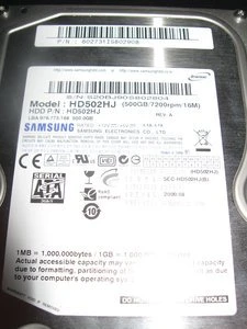 Samsung Spinpoint F3 500GB, 3.5" / SATA 3Gb/s, retail