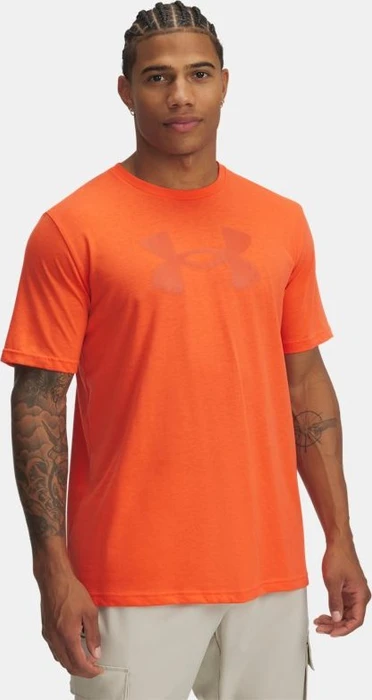 Under Armour Reflective Big Logo Funktionsshirt kurzarm white/ether blue (Herren)