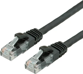 Value LSOH Patchkabel, Cat6, U/UTP, RJ-45/RJ-45, 7m, schwarz