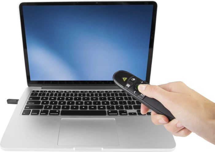 StarTech Wireless Presentation Remote with Green LaserPointer, schwarz, USB-A