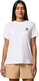 Columbia Rolling Bend mit Grafik T-Shirt kurzarm white/stacked gem (Damen)