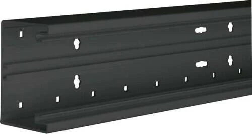 Hager PVC-Brüstungskanal-Unterteil BR, 68x100mm, für Oberteil 80mm, Graphitschwarz