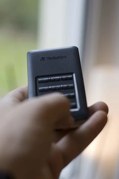 Verbatim Store 'n' Go Secure Portable SSD, 256GB, USB-C 3.0