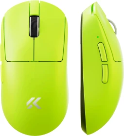 Mchose A7 V2 Ultra 8K Lightweight Wireless Gaming Mouse, Cyber Green, USB/Bluetooth
