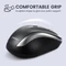 Perixx PERIMICE-721 IB Wireless Ergonomic Mouse schwarz/silber, USB Vorschaubild
