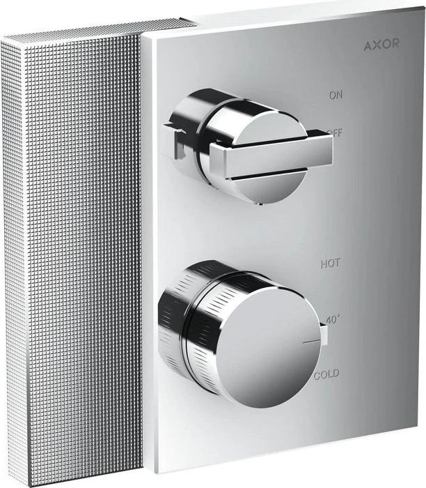 Hansgrohe Axor Edge Thermostat mit Absperrventil Diamantschliff polished gold optic