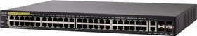 Cisco SG350 Rackmount Gigabit Managed Switch, 48x RJ-45, 2x SFP, 2x RJ-45/SFP, 740W PoE+ (SG350-52MP-K9)