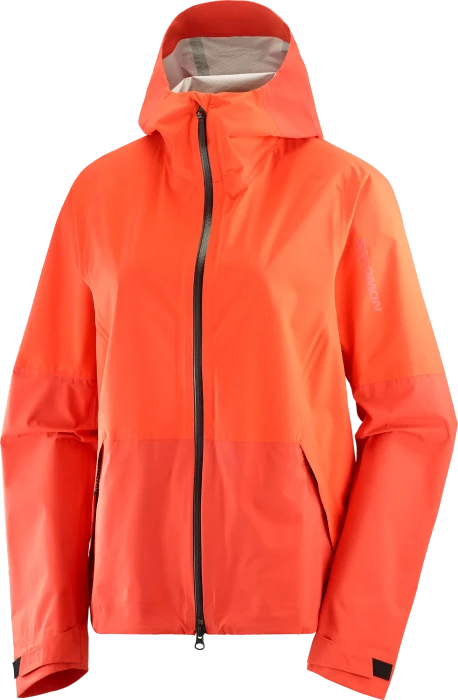 Salomon Outerpath 2.5L Funktionsjacke poppy/cherry tomato (Damen)